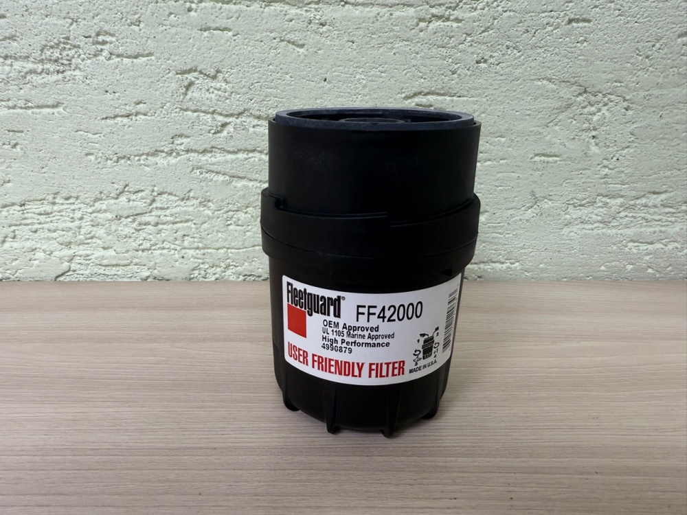 Элемент ТФ FF 42000 на ДВС Cummins (4BT, 6BT, 6CT) (Cummins: 3903640, 931063, 493872) / Fleetguard FF42000