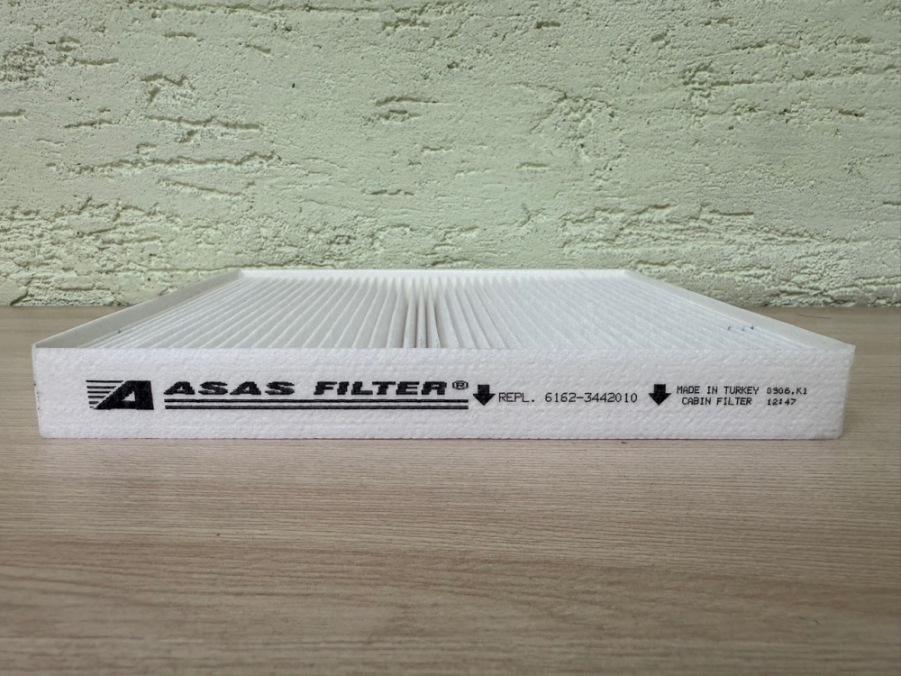 Фильтр салонный КамАЗ 5490 аналог A0004663004 / Asas 6162-3442010