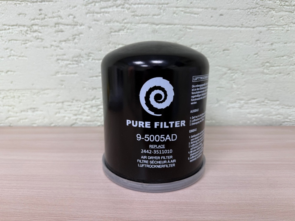Фильтр-патрон MAN, Mercedes, КамАЗ осушителя воздуха (ан. 4324102442, TB1396x) / PURE FILTER 2442-3511010