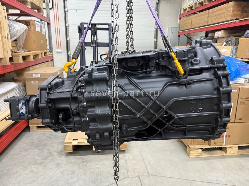 Коробка КПП ZF 12TX2825TO автомат с NH/4C и датчиком (КамАЗ 6595, КамАЗ 65951, КамАЗ 65956) / ZF 1358.002.027